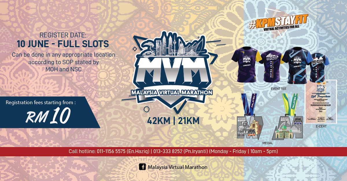 Malaysia Virtual Marathon 2021 Banner