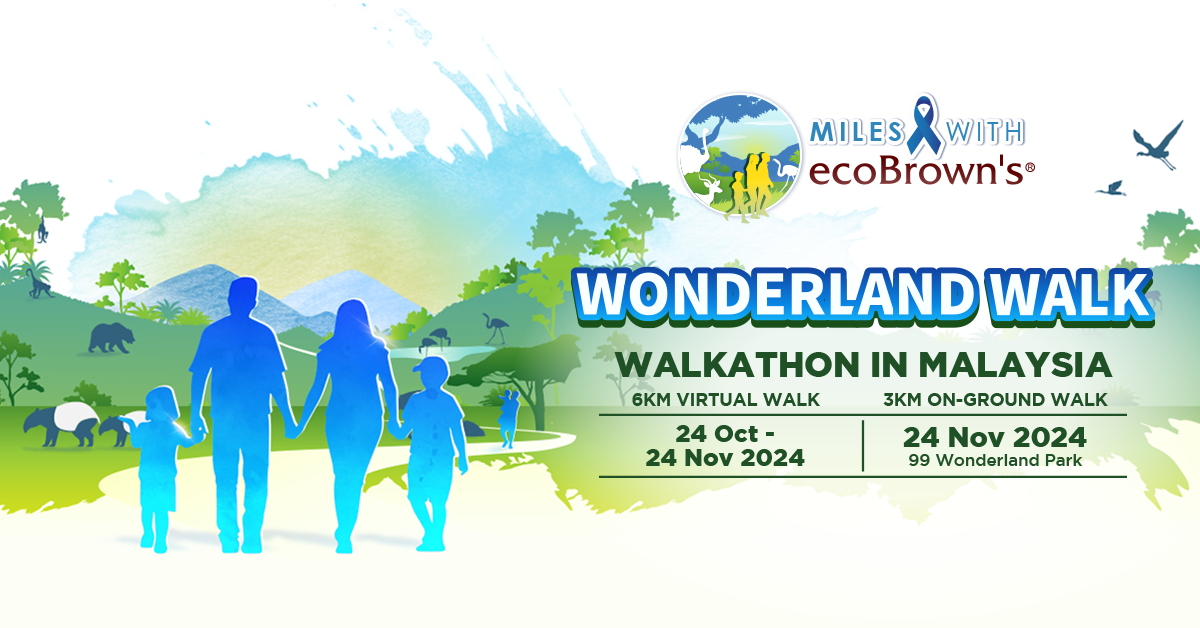 Miles with EcoBrown's Wonderland Walk 2024 Banner