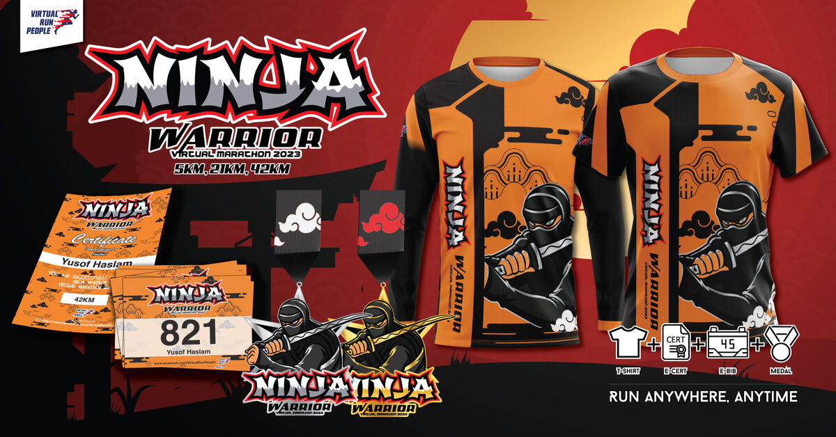 Ninja Warrior Virtual Marathon 2023