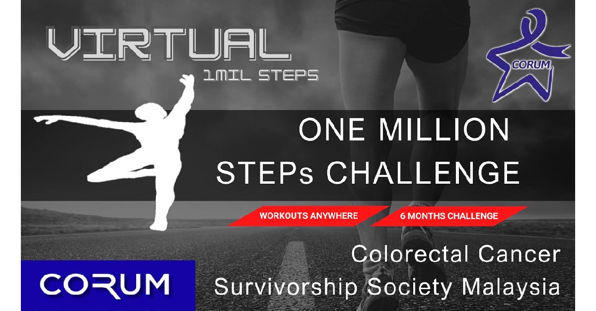 One Million (1,000,000) Virtual Steps Challenge Banner