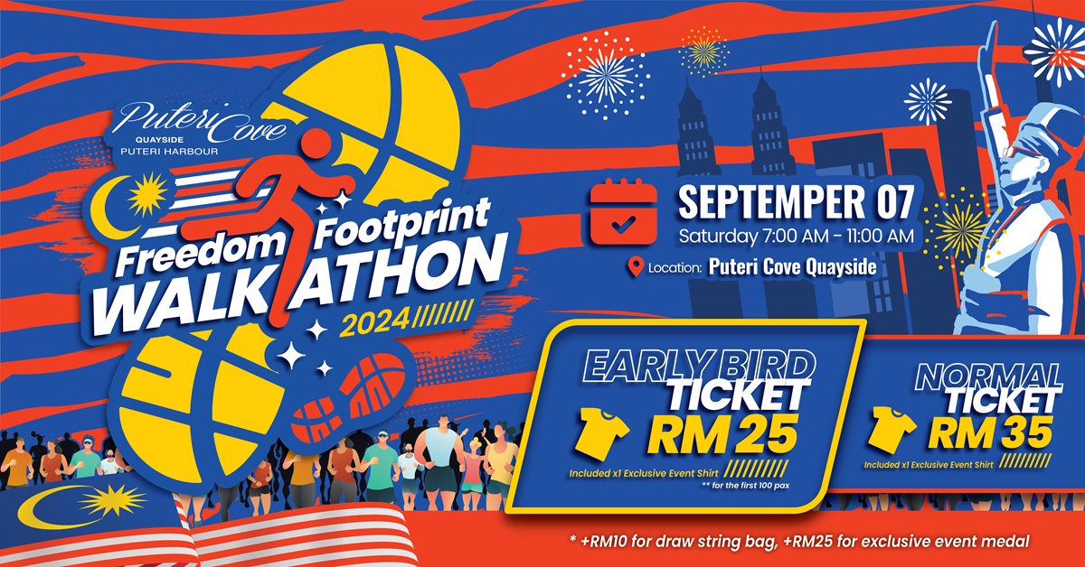 Puteri Cove Quayside Merdeka Walkathon 2024