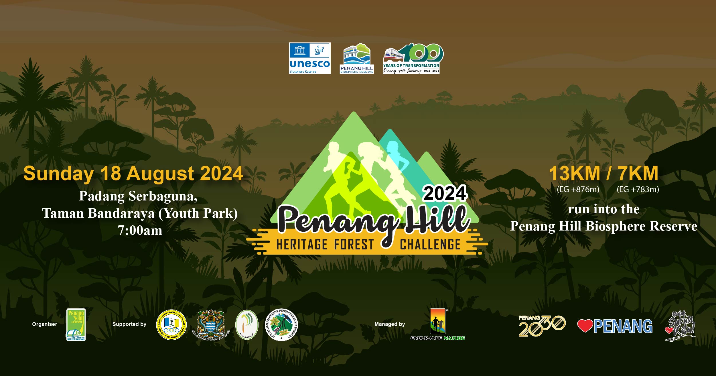 Penang Hill Heritage Forest Challenge 2024 Banner