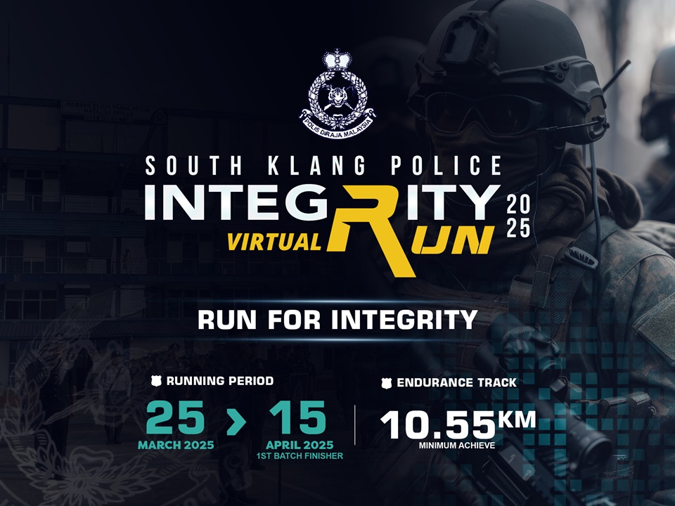 South Klang Police Integrity Virtual Run 2025