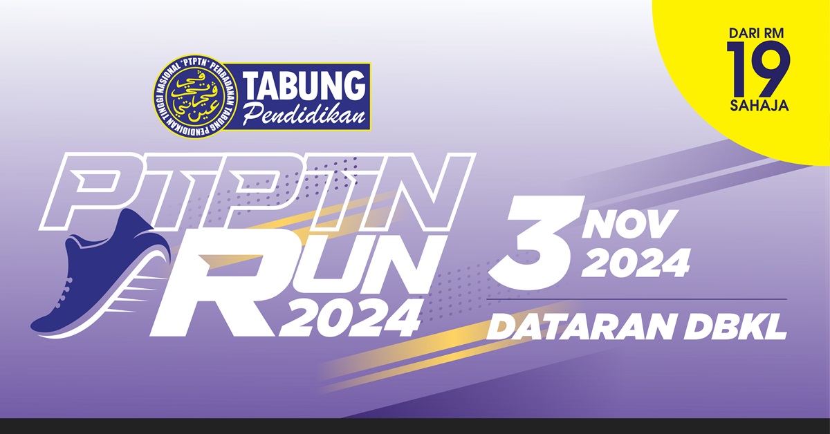 PTPTN Run 2024 Banner