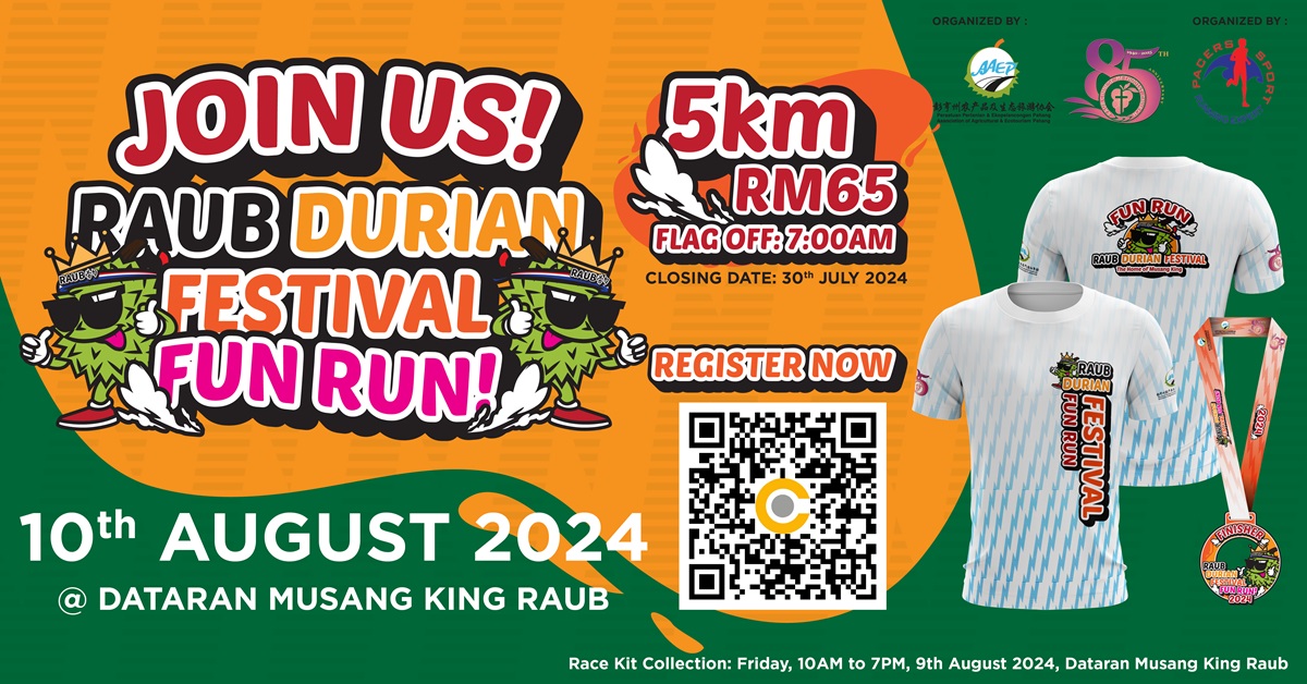 Raub Durian Festival Fun Run 2024 | Checkpoint Spot