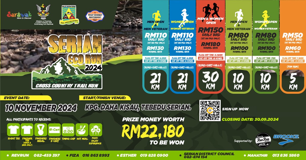 Serian Eco Run 2024 Banner