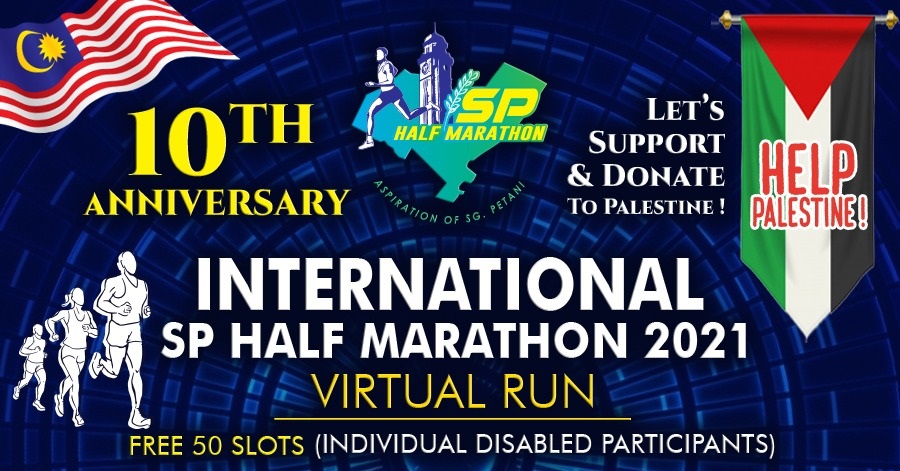 SP Half Marathon Virtual Run 2021 Banner