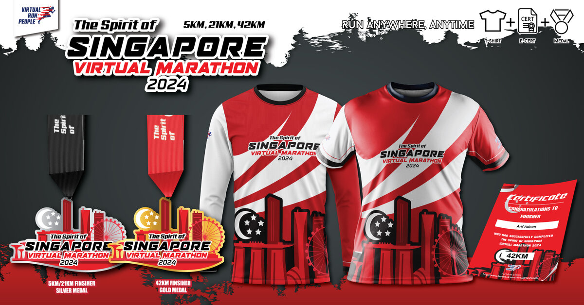 Spirit of Singapore Virtual Marathon 2024 Banner