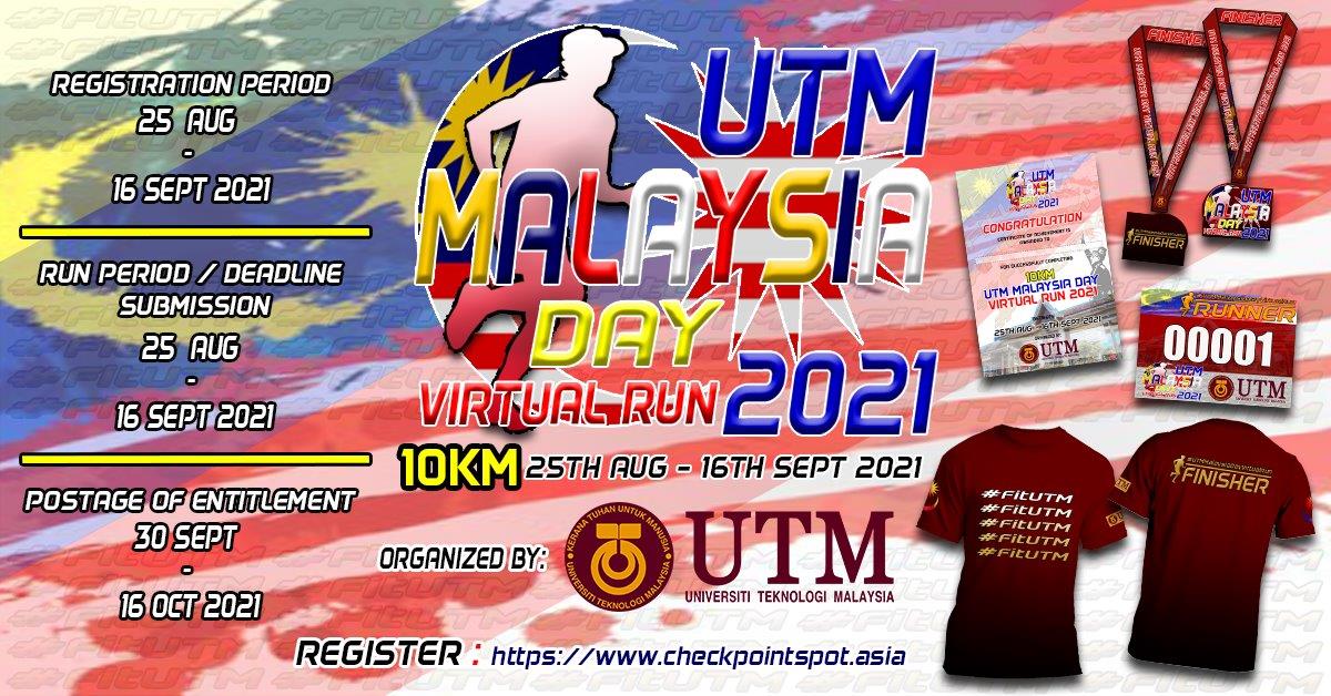 UTM MALAYSIA DAY VIRTUAL RUN 2021