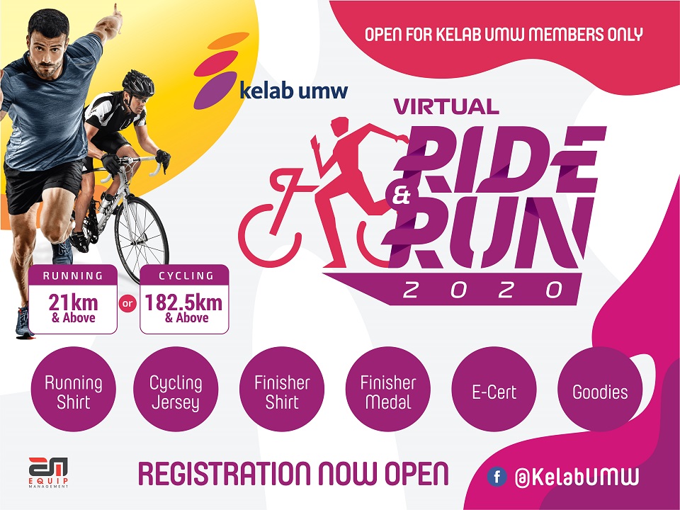 Virtual Ride & Run Kelab UMW 2020