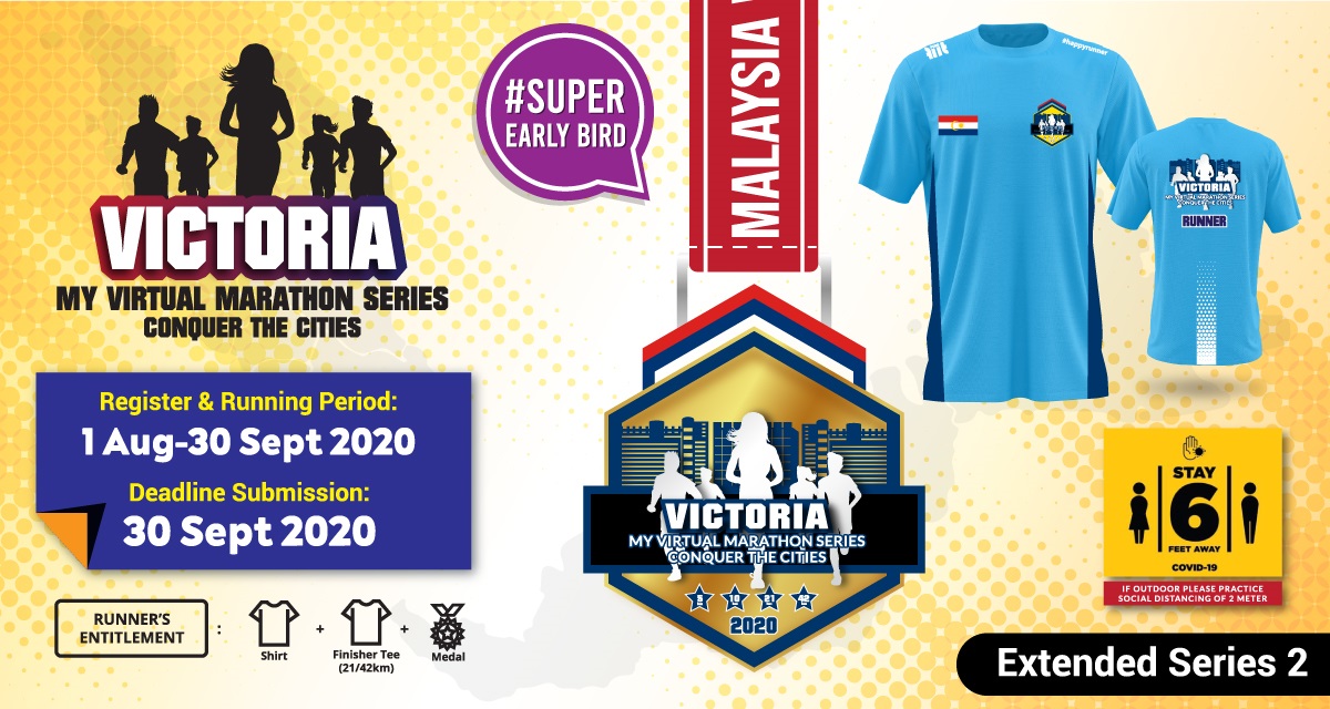 Victoria MY Virtual Marathon Series 2020 Conquer The Cities Banner