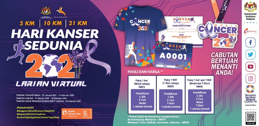 World Cancer Day 2021 Virtual Run