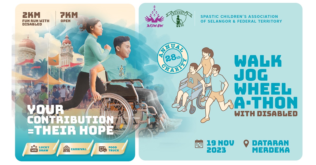 Walk Jog Wheel A-Thon With Disabled 2023