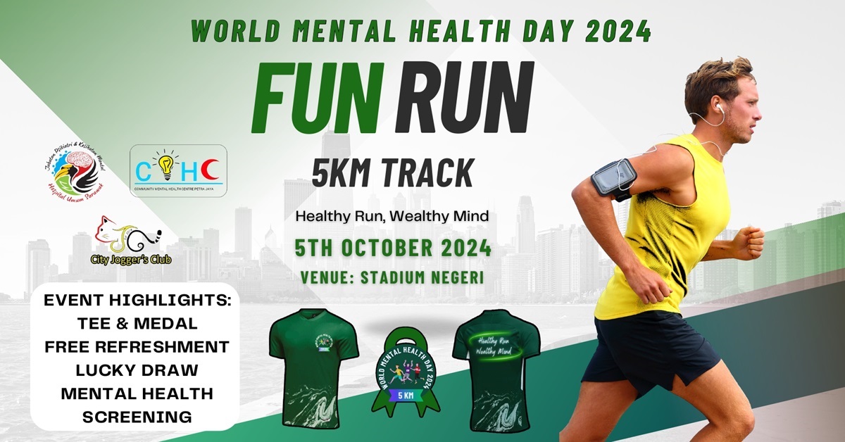 World Mental Health Day Fun Run 2024 Banner