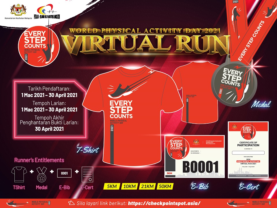 World Physical Activity Day 2021 Virtual Run